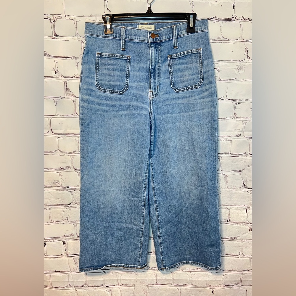 MADEWELL WIDE LEG CROP SIZE 30